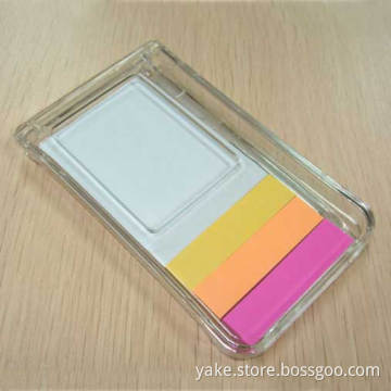 Eco sticky note memo box with pen